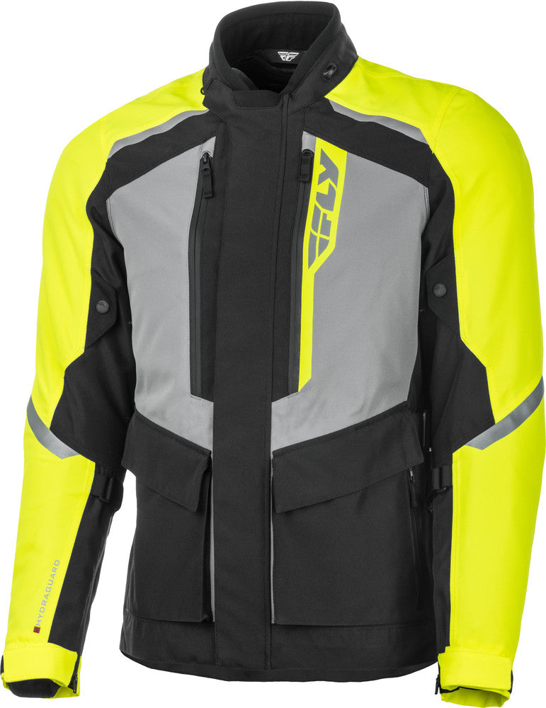 Fly Racing 477-21142X #6179 477-2114~6 TERRA TREK JACKET BLACK/HI-VIS 2XL