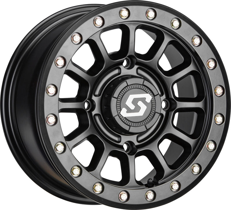 Sedona 570-2018 A21B-47056+38S SANO BDLK WHEEL 14X7 4/156 6+1 (+38MM) BLACK