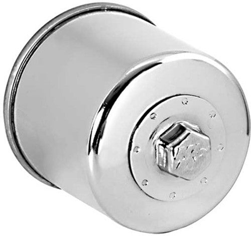 K & N OIL Filter Chrome - KN-204C For Harley Street 2015-2019 | Honda Motorcycles 1997-2025 | Triumph Motorcycles 2001-2025