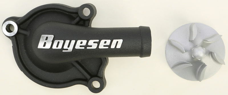 Boyesen Waterpump Cover & Impeller Kit Black - WPK-06AB Honda CRF450R 2009-2016