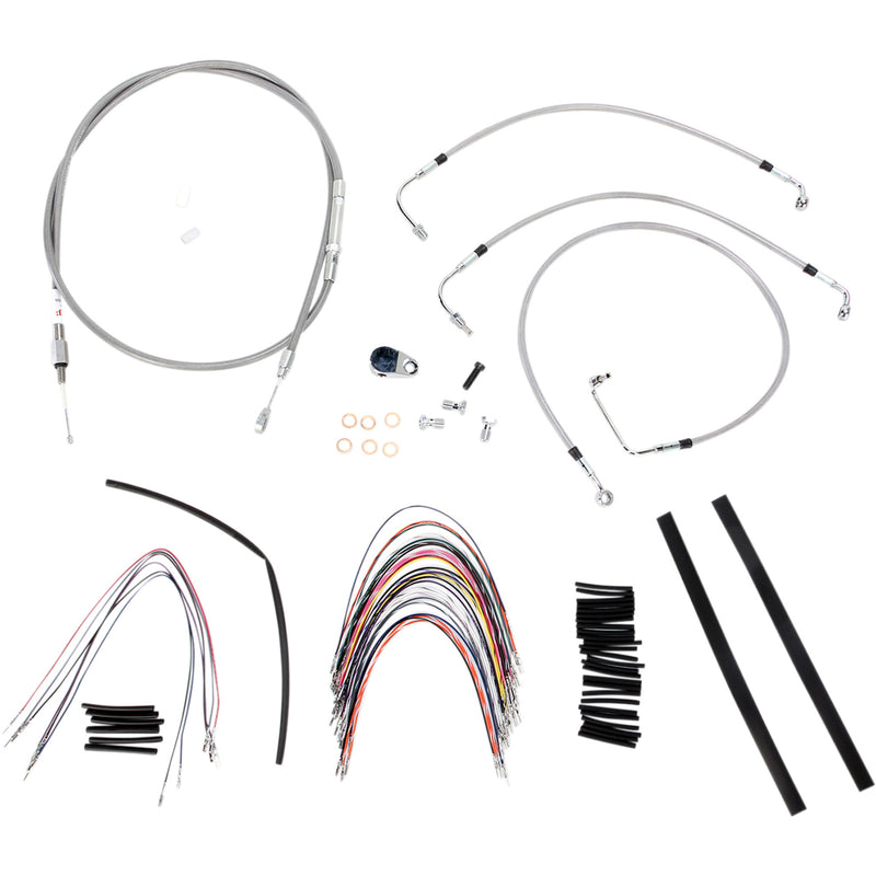 Burly Brand Complete Cable Kit - B30-1091 For Harley Touring 2008-2013
