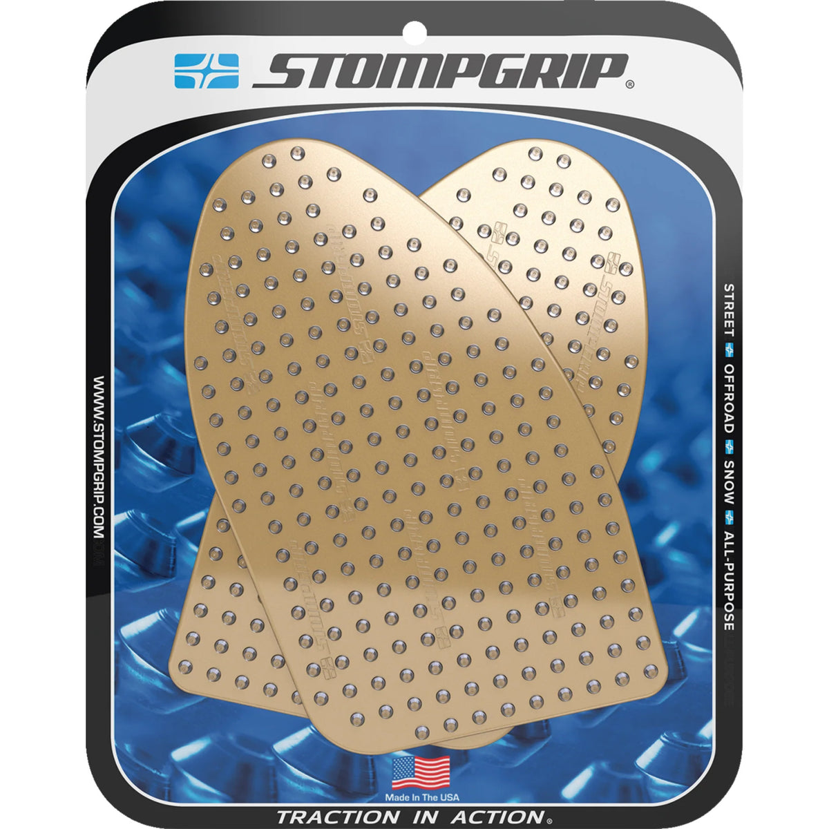 STOMPGRIP 4320-2862 55-10-0179C Volcano Profile Traction Pad Tank Grips ...