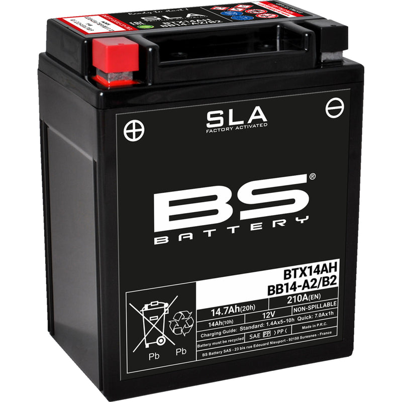 Bs Battery BTX Battery - 300758 For Indian Scout 2015-2024 | Kawasaki 400 2017-2023