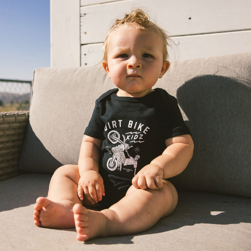 Dbk 12 O'clock Onesie Black 12 Month - BO-12OCLOCK-12M