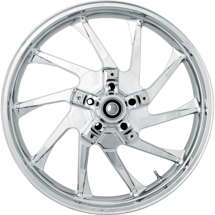 COASTAL MOTO 0201-2330 3D-HUR213CH07 Precision Cast Custom 3D Front Wheels - Hurricane - Front - Dual Disc/without ABS - Chrome - 21x3.5 - '00-'07 FL