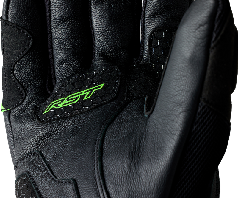 Rst 556-3182008 103182NEO-08 S1 MESH CE GLOVE BLACK/NEON GREEN SM