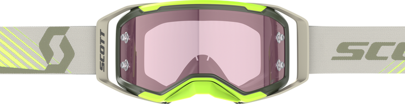 Scott 51-5615 421469-7701352 PROSPECT 2.0 AMP GOGGLE KAKI GRN/N YLW AMP ROSE WORKS