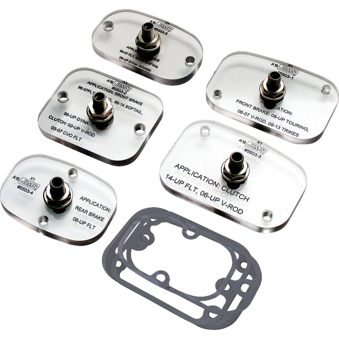 JIMS 3850-0296 5503 Master Cylinder Hydraulic Brake Bleeding Solution Master Kit - Front/Rear Brake/Clutch