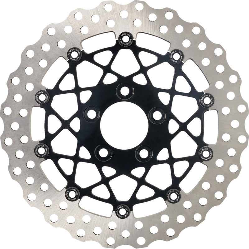Performance Machine (pm) Brake Rotor - 0133-2608S-B For Harley Motorcycles 2023-2026