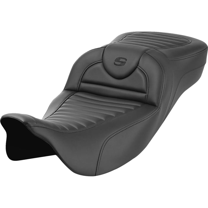 SADDLEMEN 0801-1816 808-07B-20300 Roadsofa™ Extended Reach Seat - without Backrest - Tuck-n-Roll - FL '08-'23