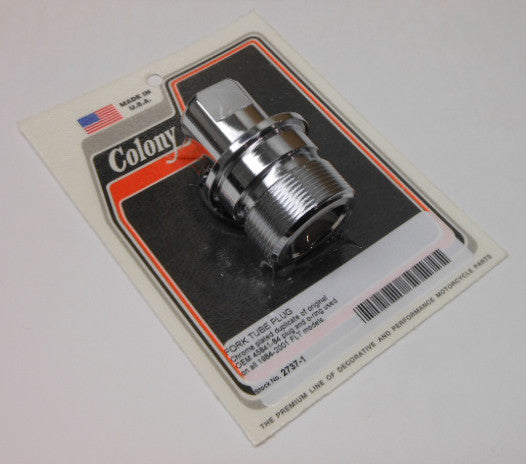 Colony Machine 830-1165 2737-1 FORK TUBE PLUG FLT 84-01