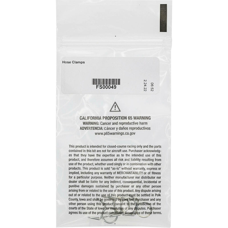 All Balls FS00049 FS00049 HOSE CLAMPS REFILL KIT 4/PK