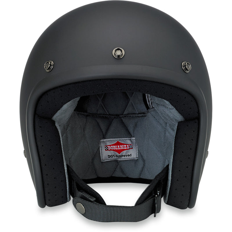 BILTWELL Bonanza Helmet — Solid Flat - Black
