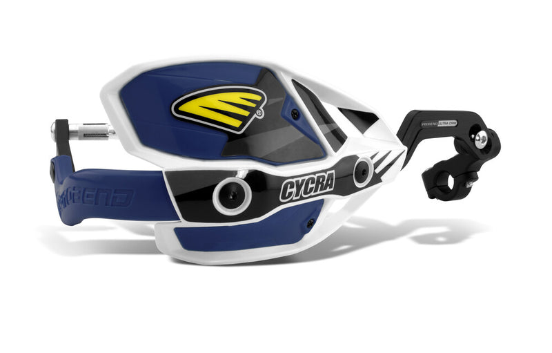 Cycra 714-1968 1CYC-7408-89X CRM ULTRA 1-1/8 IN. CLAMP W/WHITE/HUSKY BLUE COVERS