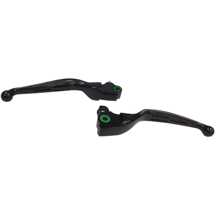 DRAG SPECIALTIES Slotted Wide Blade Lever Set Levers