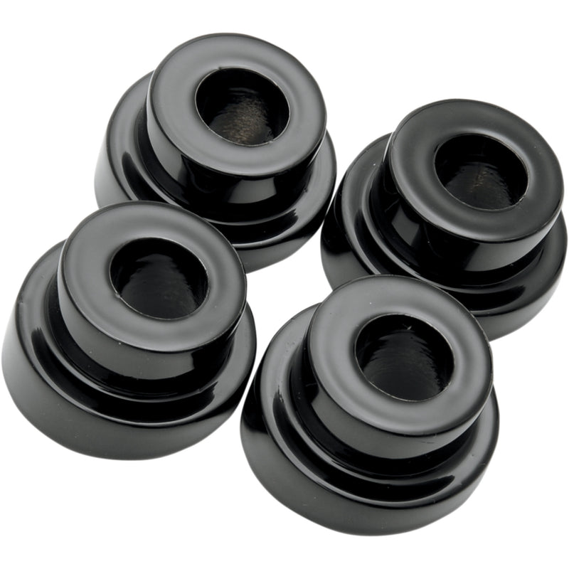 LA Choppers Angled Handlebar Riser Bushing Kit 10° Black - LA-7400-10B For Harley Motorcycles 1984-2017