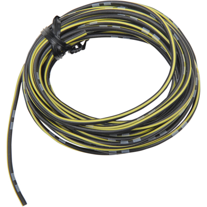 SHINDY 2120-0287 16-685 Colored Wiring 14A Wire - 13' - Black/Yellow