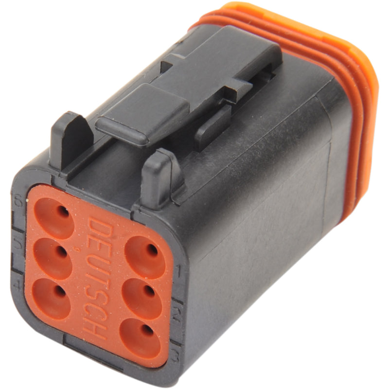 NAMZ 2120-0058 DP-6B Deutsch DT Sealed Connector Component — Wiring Connector Deutsch Plug - 6 Pin - Black