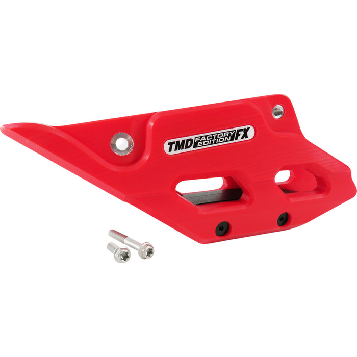 T.M. DESIGNWORKS 1231-1698 RCG-KT5-RD Factory Edition Chain Guide With Replacement Wear Pad red - gas gas/husqvarna/ktm