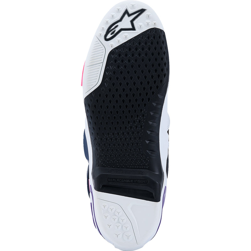 ALPINESTARS Tech 10 Boots White/Violet/Navy/Pink - Fluorescent US / EU