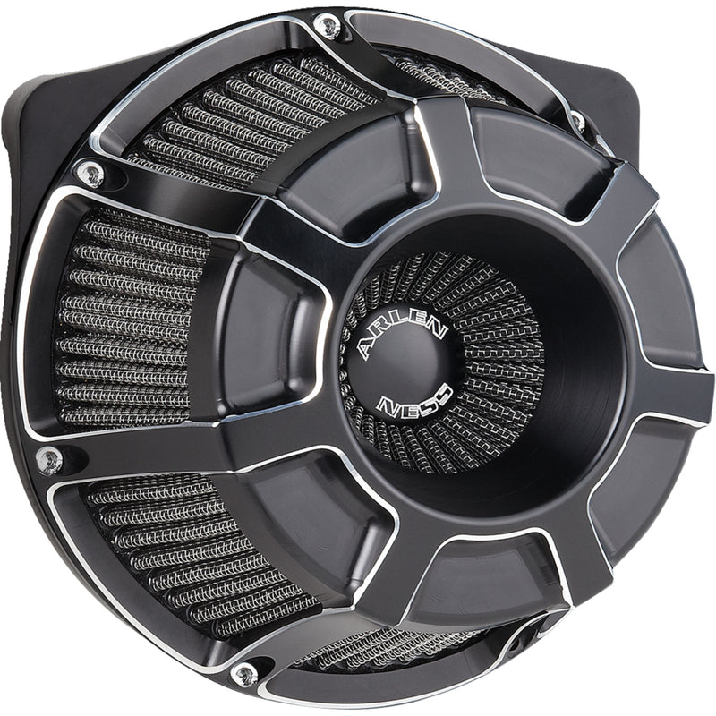 Arlen Ness Inverted Series Beveled Air Cleaner - 600-225 For Harley Road Glide / Touring / Softail / Street Glide 2023-2026