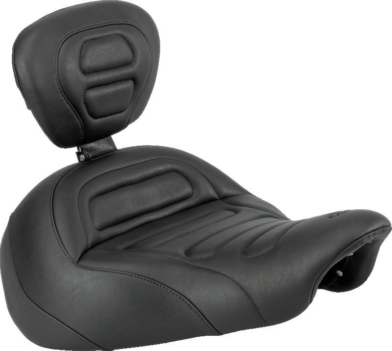 Mustang Motorcycle 84000 Mustang 17-21 Honda Rebel 300, 500 Tripper Solo Seat - Black - Photo - Primary
