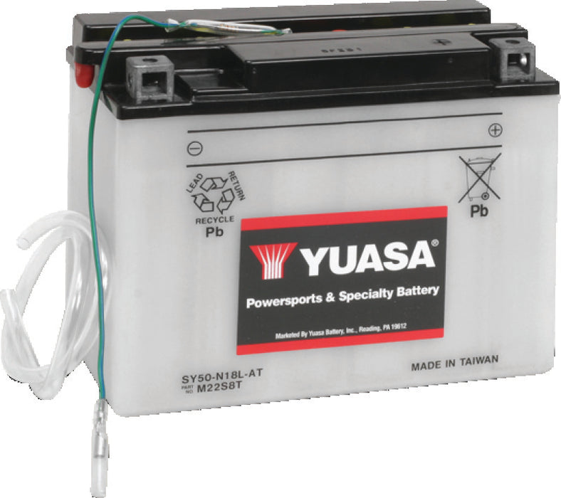 Yuasa Battery YUAM22S8T Yuasa SY50-N18L-AT Yumicron 12-Volt Battery - Photo - Primary