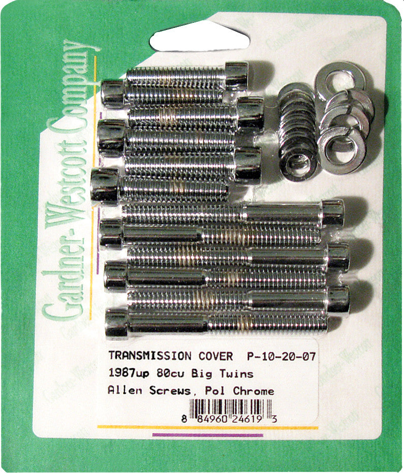 Gardner-westcott 830-1040 P-10-20-07 TRANSMISSION SIDE COVER SET 87-06 BIG TWIN 5 SPEED MODELS