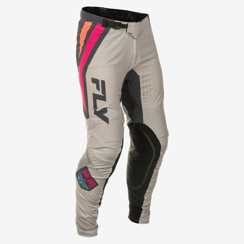 Fly Racing C378-73426 C378-73426 YOUTH LITE VICE PANT CA/NY LIGHT GREY/PINK/CORAL SZ 26