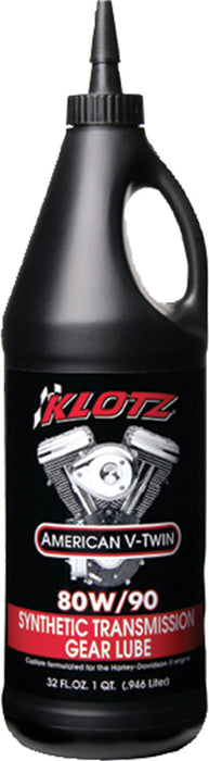 Klotz Oil 842-0061 KH-GL90 AMERICAN V-TWIN TRANS LUBE 80W90 32 FL OZ