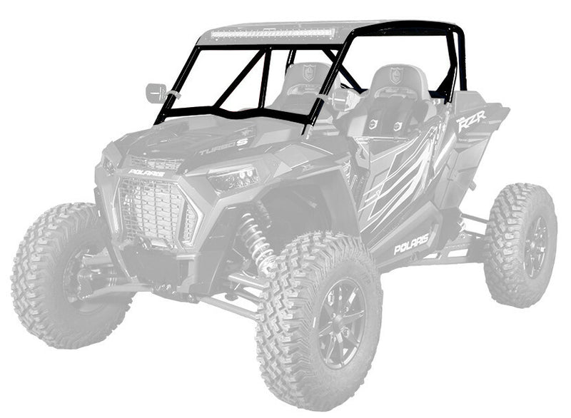 Pro Armor CAB Only Cage With V Intrusion Titanium Matte Metallic - P187C048TMM Polaris RZR 2021