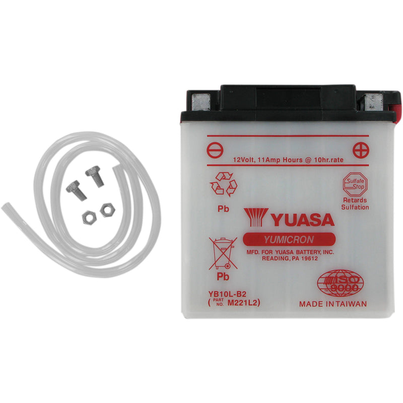 Yuasa Yumicron Battery - YUAM221L2 Yamaha Riva / XC200Z Riva / 200 Riva 1987-1991