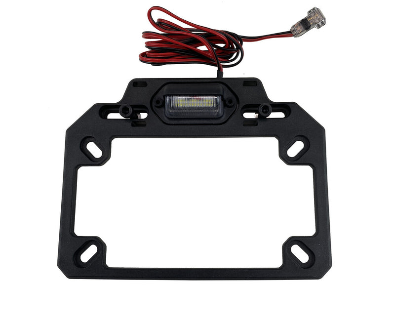 Atv Tek 45-2121 ESPLATE ADJUSTABLE LICENSE PLATE BRACKET W/ LED LIGHT