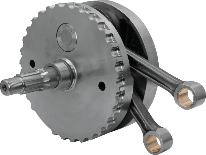 S&S Cycle 320-0402 99-06 BT 4in Stroke Flywheel Assembly W/ Sprocket Shaft Bearing - Photo - Primary