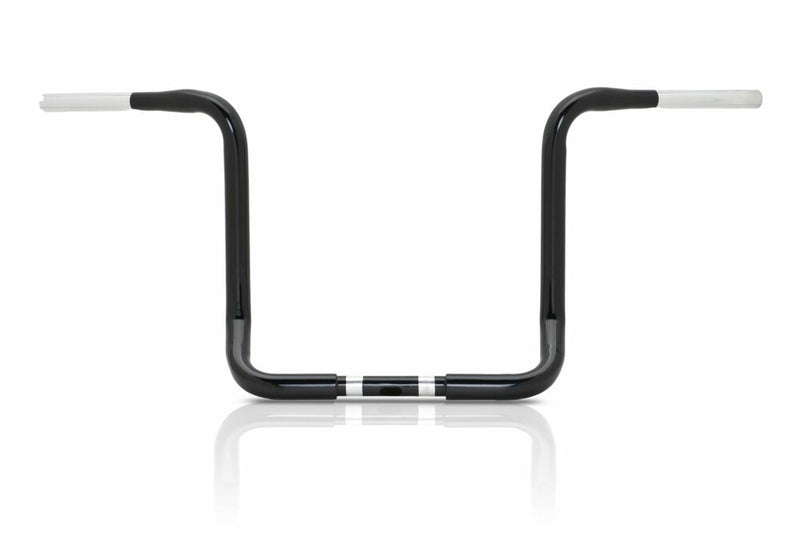 Burly Brand Burly 13" Bagger Bar 1.25" TBW Black - B12-2001B For Harley Touring 2008-2024