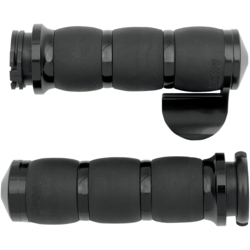 Avon Velvet Air Grips - AIR-96-BOSS For Harley Motorcycles 1980-2022