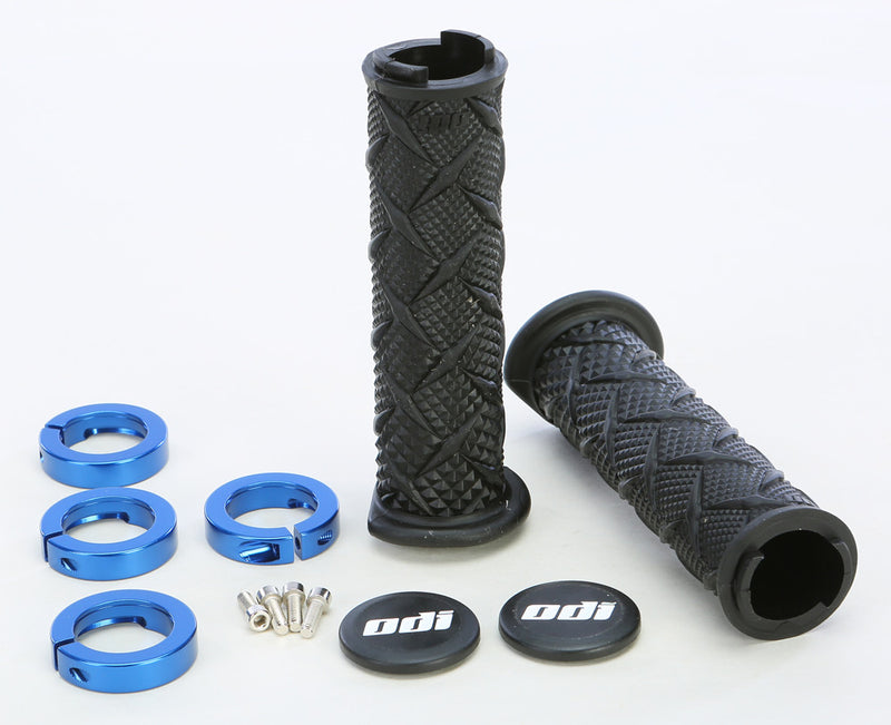 Odi 206-1249 J30XTB-U ATV X-TREME LOCKON GRIP BLACK/BLUE