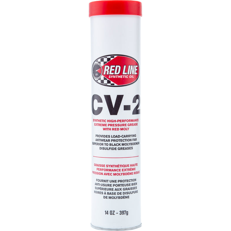 RED LINE SYNTHETIC OIL 3607-0066 80402 CV-2 Grease with Moly 14 oz tube