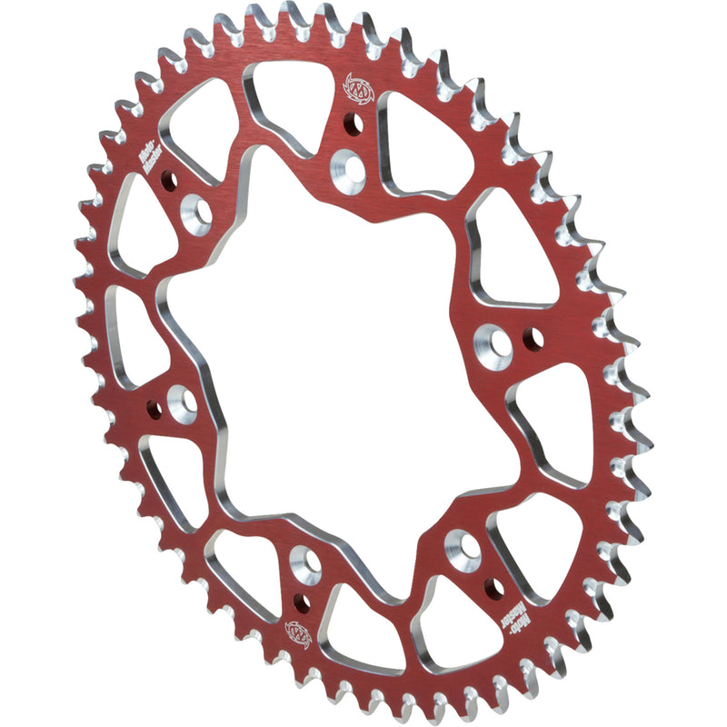MOTO-MASTER 1211-2921 620032348 7075 Aluminum Rear Sprocket 48 tooth - red - honda