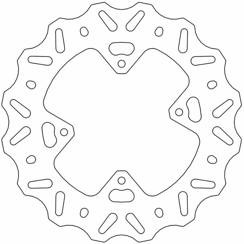 MOTO-MASTER 1711-2113 110368-PU Brake Rotors Brake Rotor - Front - Nitro