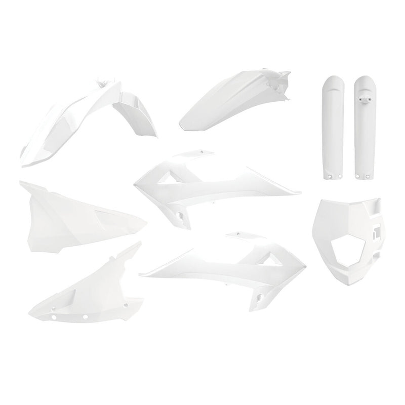 Polisport Enduro Full Kit White Gasgas - 91031 Rieju Pro 250 / Pro 300 / Racing 250 / Racing 300 2021-2024
