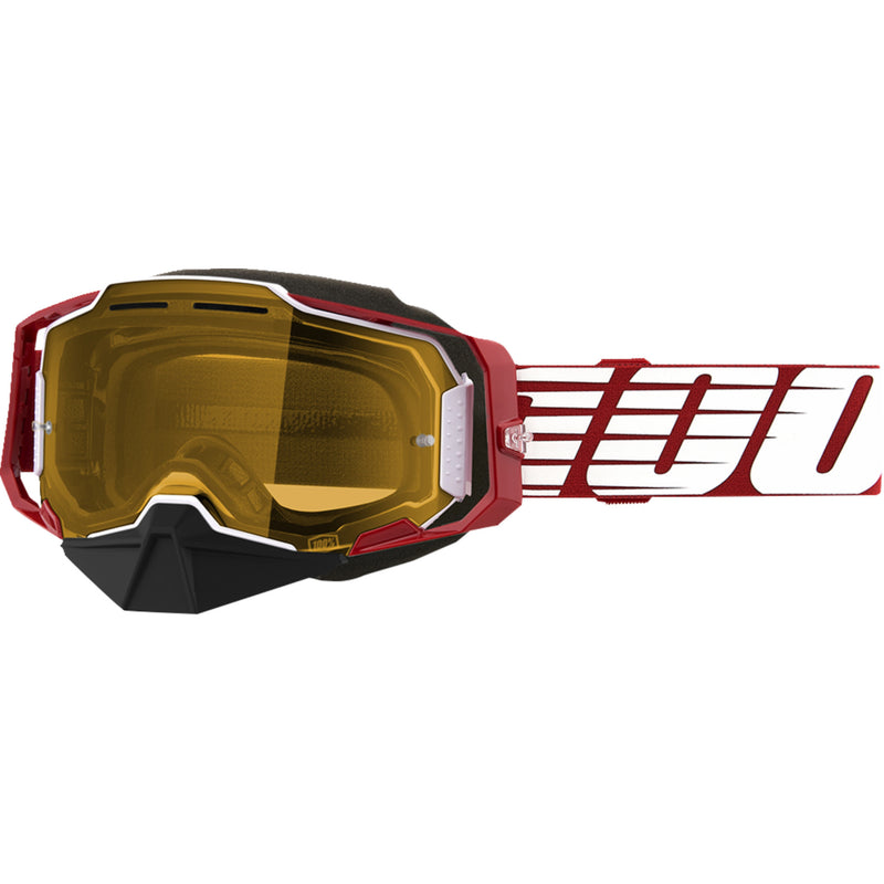 100% Armega Snow Goggle — Yellow Lens