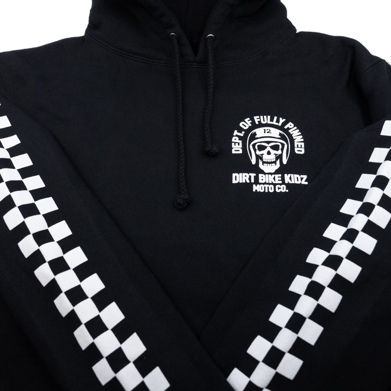 Dbk 325-000392X AH-FPINNED-2X FULLY PINNED HOODIE BLACK 2X