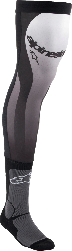 Alpinestars 482-9923L 4701324-12-LXX KNEE BRACE SOCKS BLACK/WHITE LG/XL