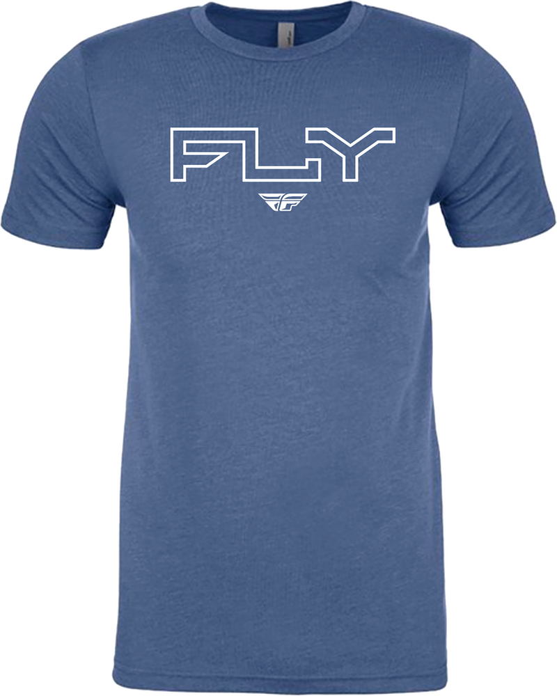 Fly Racing 354-0310X 354-0310X FLY EDGE TEE COOL BLUE HEATHER XL