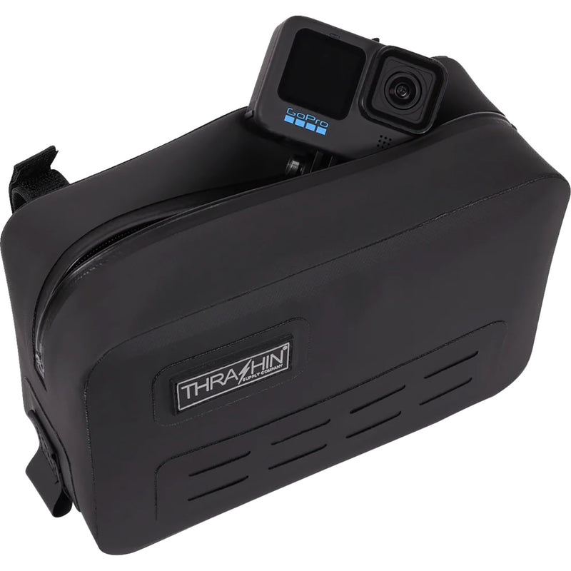 THRASHIN SUPPLY CO. 3510-0190 THB-0021 Handlebar Bag - Black - Waterproof