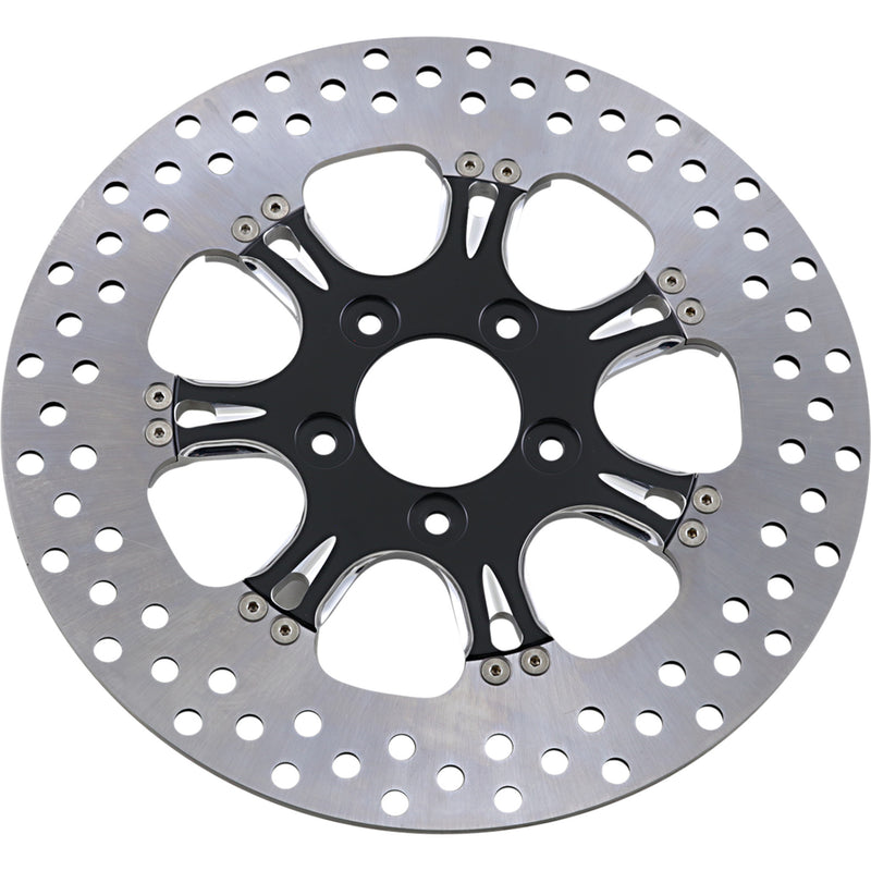 Performance Machine (pm) Virtue Brake Rotor - 0133-1800VIRS-BMP For Harley Motorcycles 2006-2019