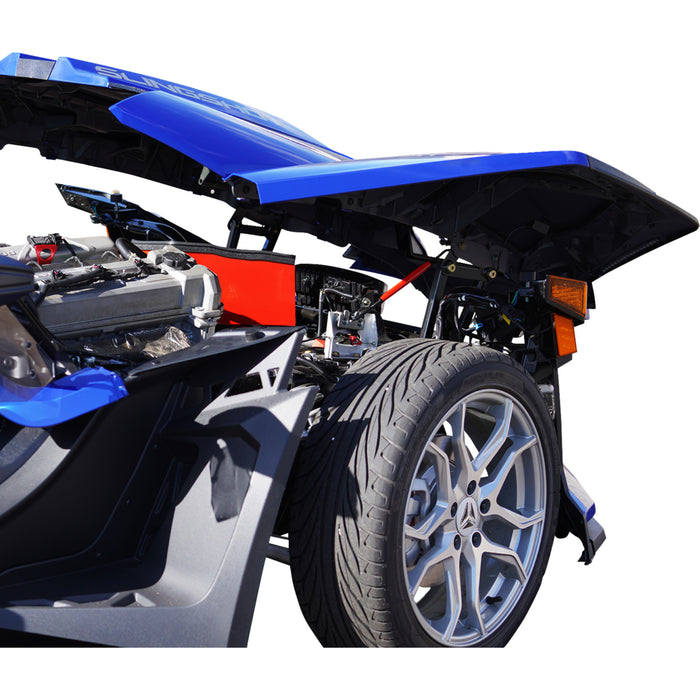 SHOW CHROME 0521-2105 44-110 Adjustable Hood Rod Hood Rod - Adjustable - Polaris Slingshot
