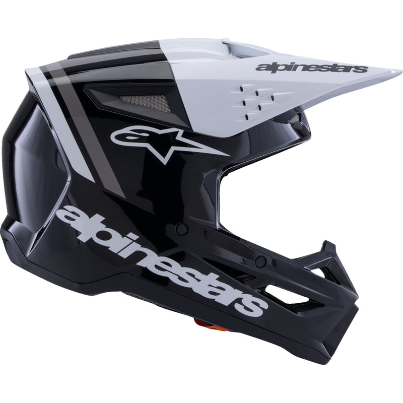 ALPINESTARS SM3 Radium Helmet - Gloss Black/White/Gray