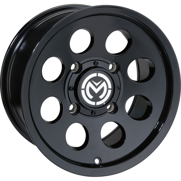 MOOSE OFFROAD 0230-1539 26MO127136GB4 26X Wheel Wheel - 26X - Front - Black - 12x7 - 4/136 - 4+3